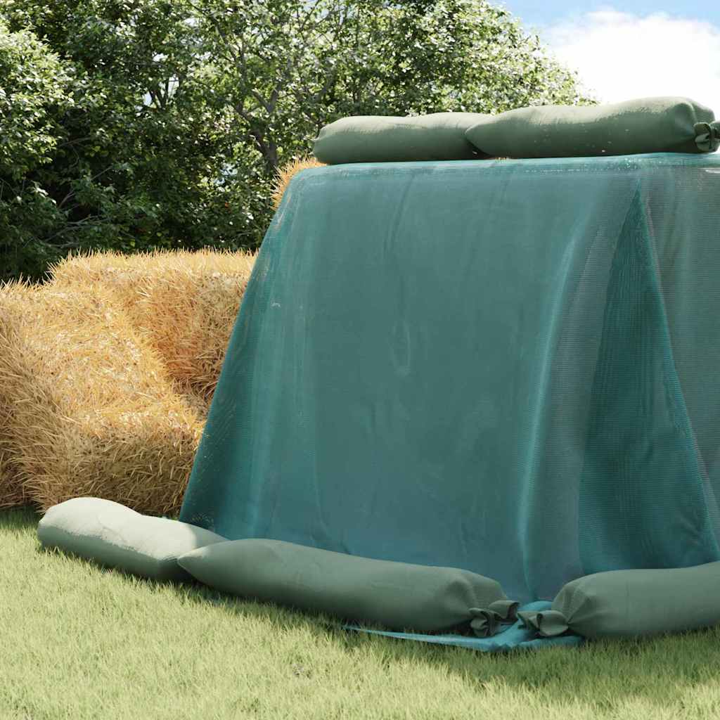 vidaXL Silo Cover Green 24 x 5 m HDPE 1