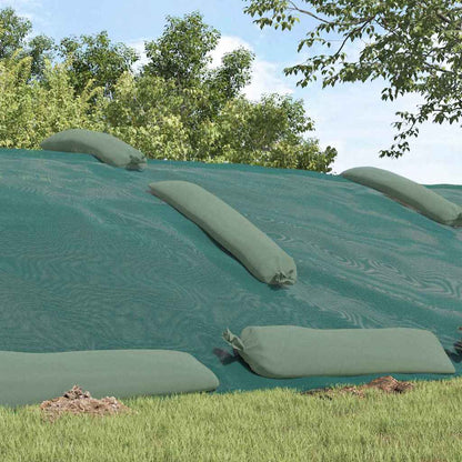 vidaXL Silo Cover Green 24 x 5 m HDPE 3