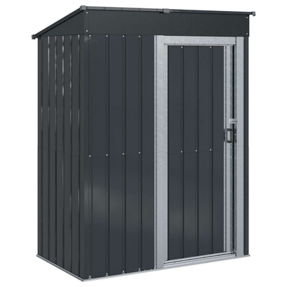 vidaXL Garden Sheds Anthracite 137 x 81 x 180 cm Metal 2