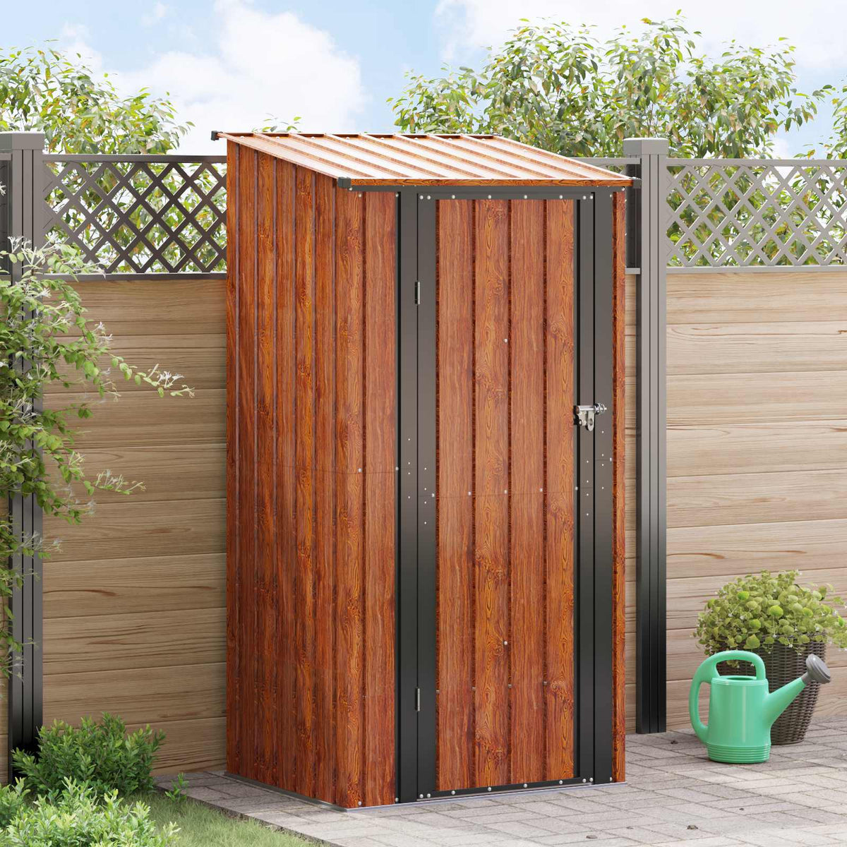 vidaXL Garden Sheds Metal