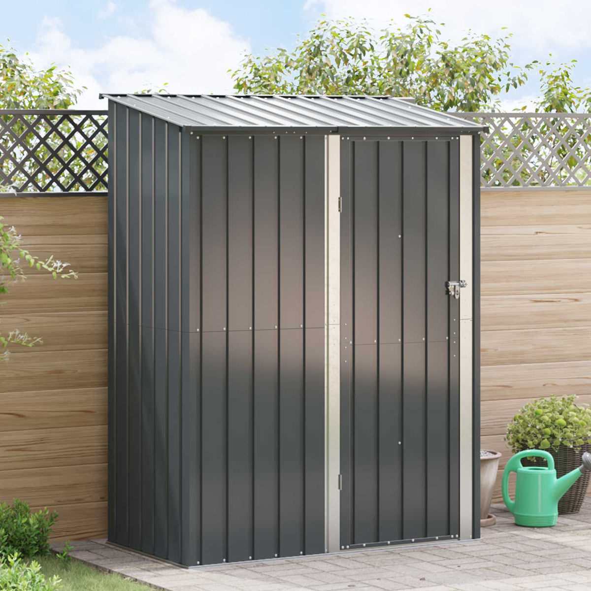 vidaXL Garden Sheds Metal