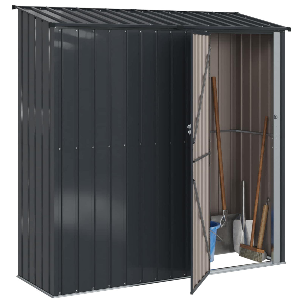 Garden Sheds Metal Anthracite 203 cm 71 cm