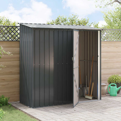vidaXL Garden Sheds Anthracite 203 x 85.5 x 200 cm Metal 4