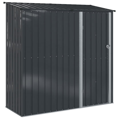 vidaXL Garden Sheds Anthracite 203 x 85.5 x 200 cm Metal 2