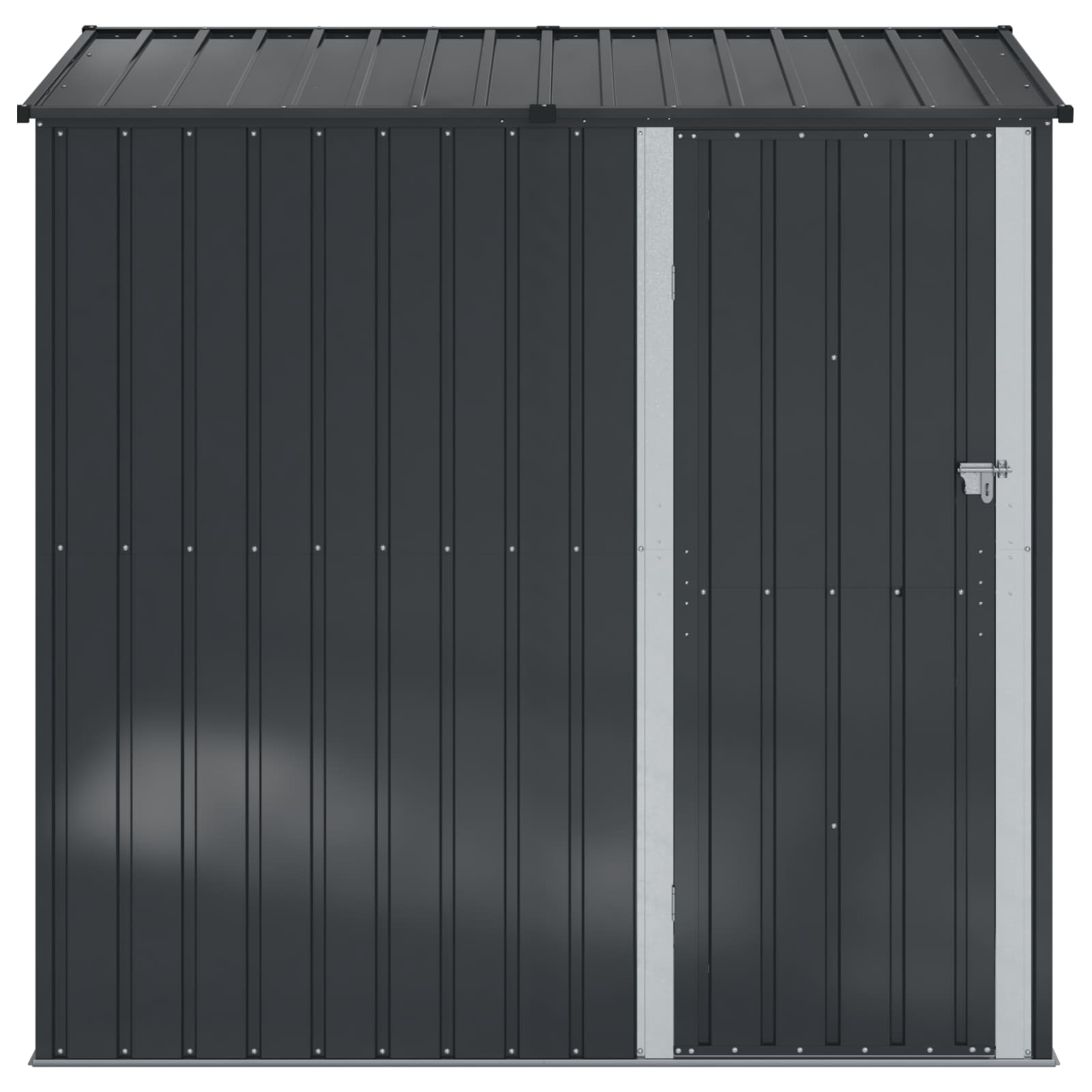 vidaXL Garden Sheds Anthracite 203 x 85.5 x 200 cm Metal 6