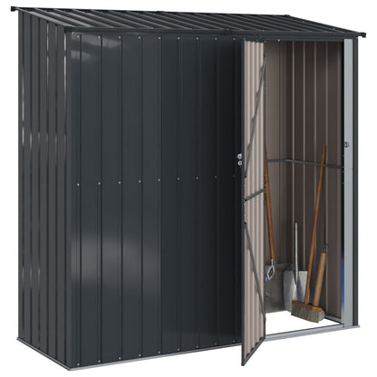vidaXL Garden Sheds Anthracite 203 x 85.5 x 200 cm Metal 3