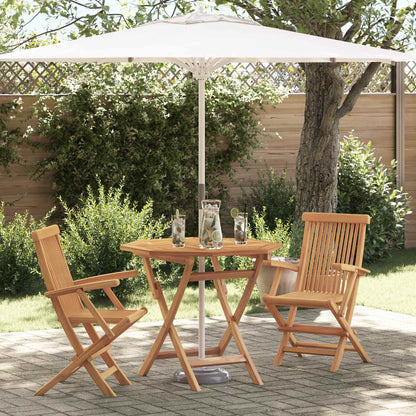 vidaXL Garden Dining Set 3 pcs Brown Solid Acacia Wood 1