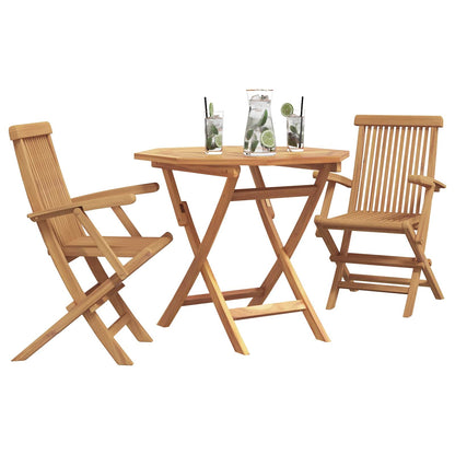 vidaXL Garden Dining Set 3 pcs Brown Solid Acacia Wood 3