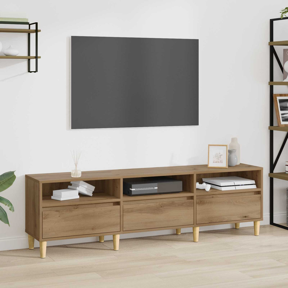 TV Cabinet 150x30x44,5 cm Engineered Wood Artisan oak 150 cm