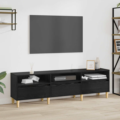 TV Cabinet 150x30x44,5 cm Engineered Wood Black oak 150 cm
