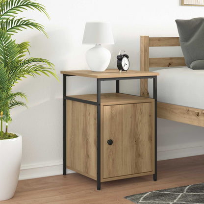 Bedside Cabinet Engineered Wood Artisan oak 2