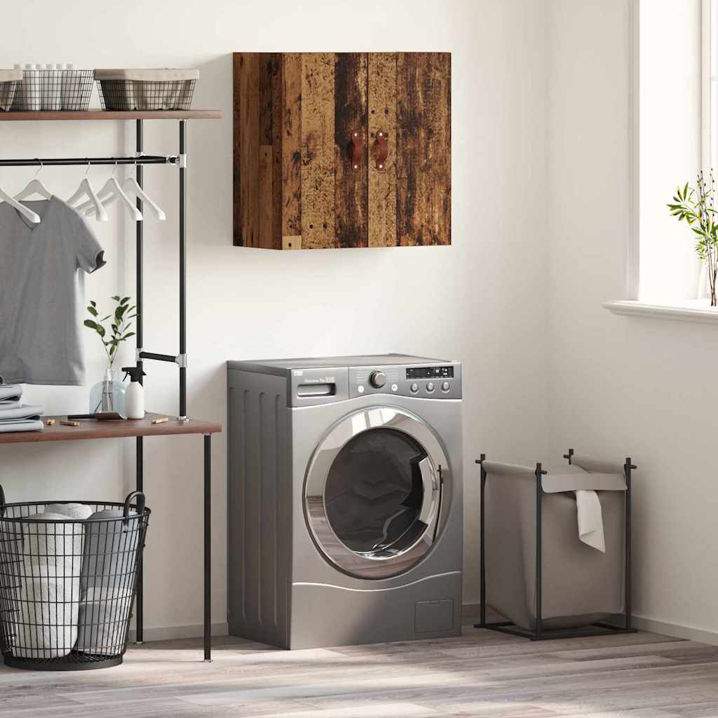 Wall Cabinet 60x31x60 cm Engineered Wood Old wood