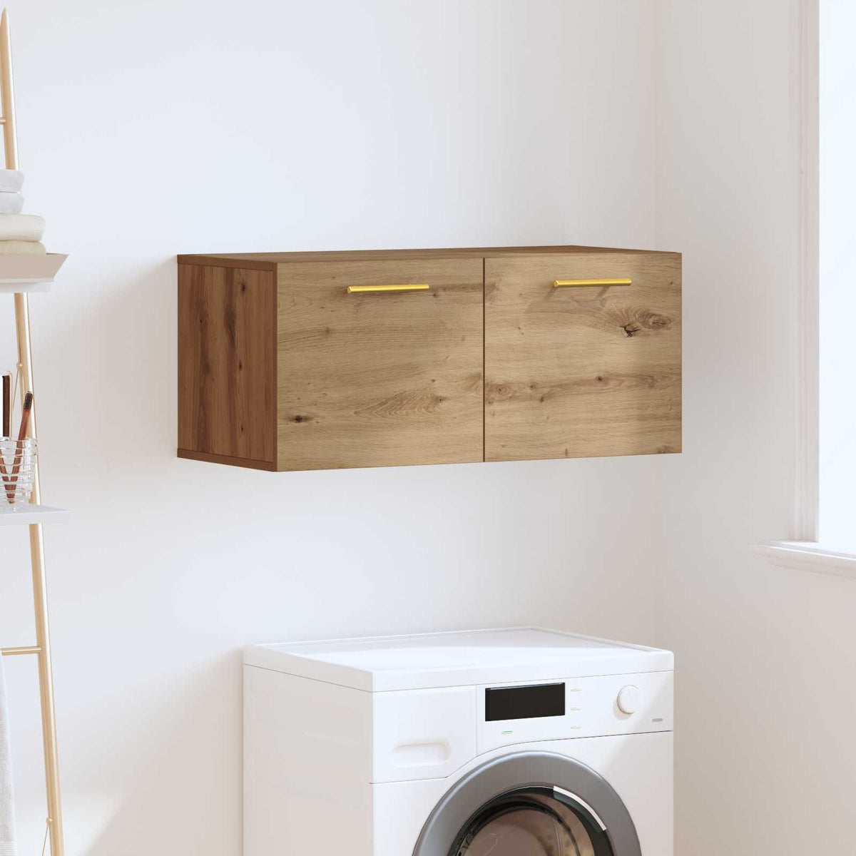Wall Cabinet 80x36.5x35 cm Engineered Wood Artisan oak