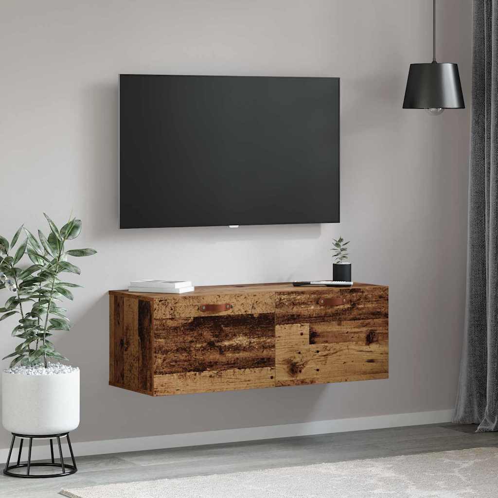 Wall Cabinet 60x36,5x35 cm Engineered Wood Old wood
