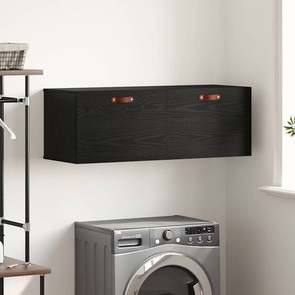 Wall Cabinet 60x36,5x35 cm Engineered Wood Black oak