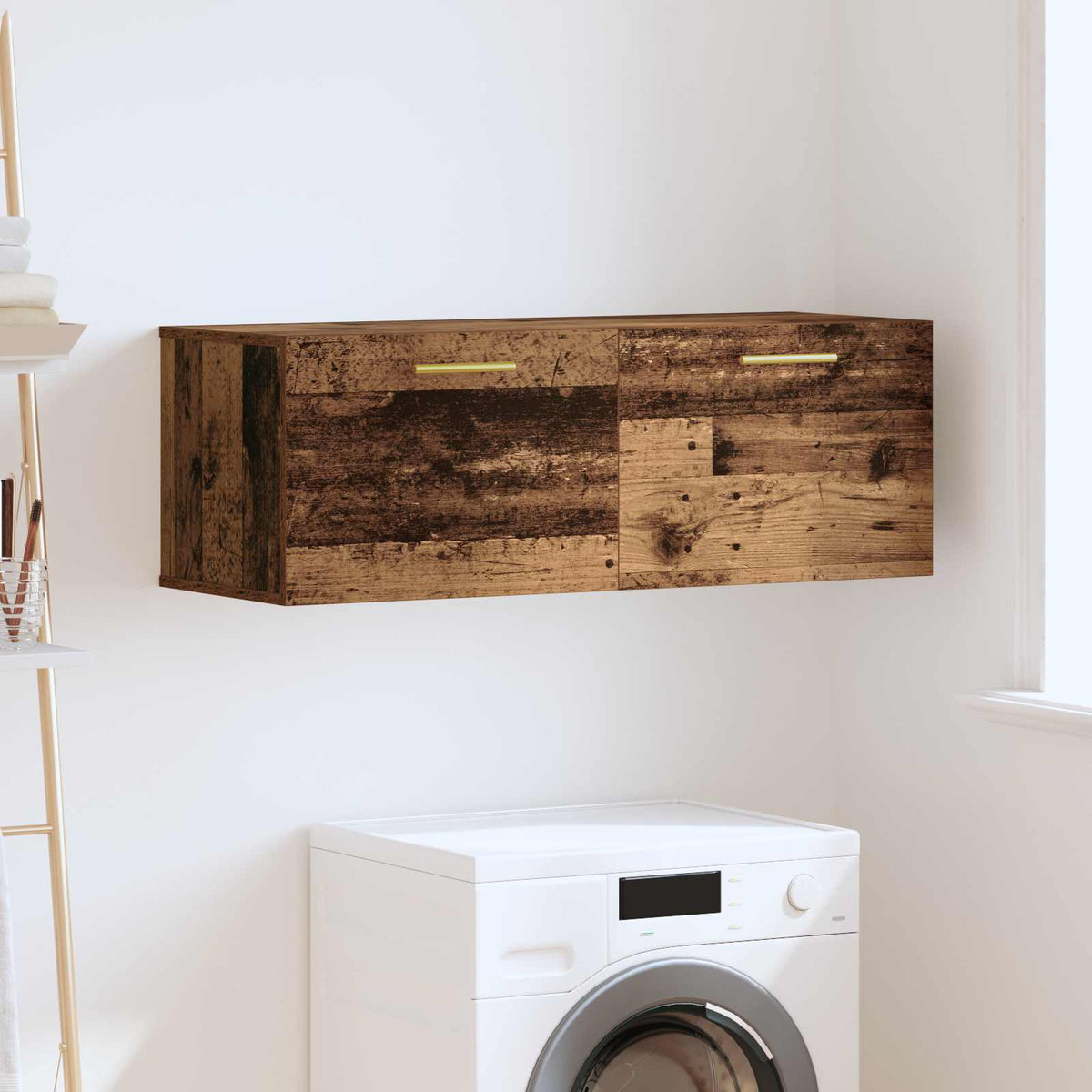 Wall Cabinet 100x36.5x35 cm Engineered Wood Old wood