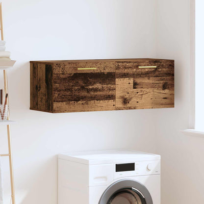 Wall Cabinet 100x36.5x35 cm Engineered Wood Old wood