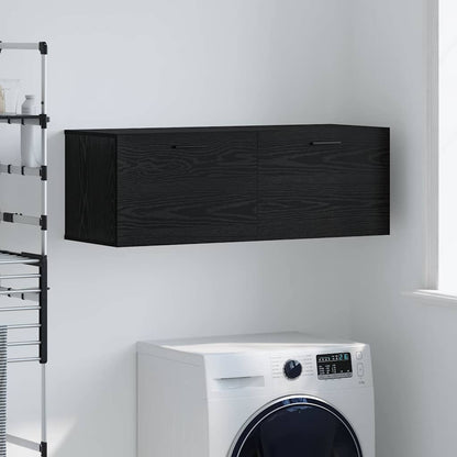 Wall Cabinet 60x36,5x35 cm Engineered Wood Black oak