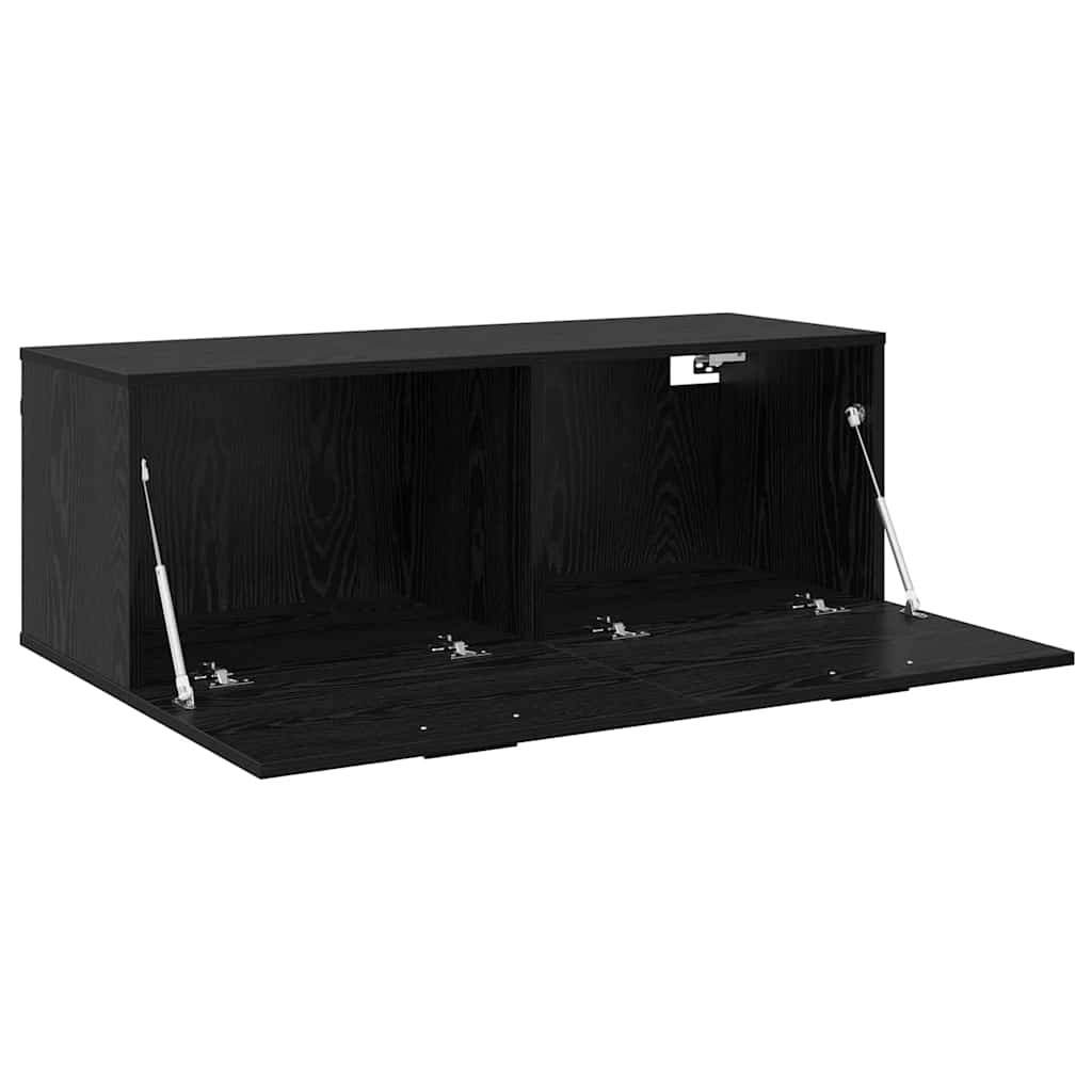 Wall Cabinet 60x36,5x35 cm Engineered Wood Black oak