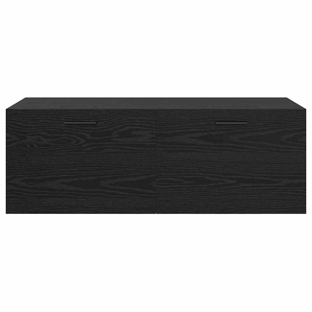 Wall Cabinet 60x36,5x35 cm Engineered Wood Black oak