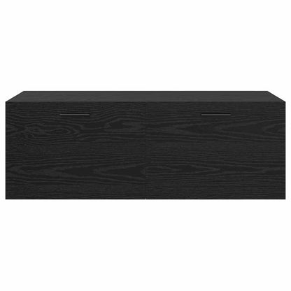 Wall Cabinet 60x36,5x35 cm Engineered Wood Black oak