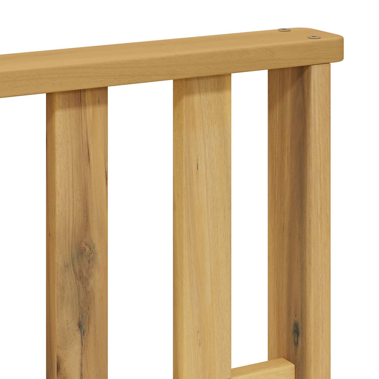 vidaXL Outdoor Sofa Set 5 pcs White Solid Acacia Wood 5
