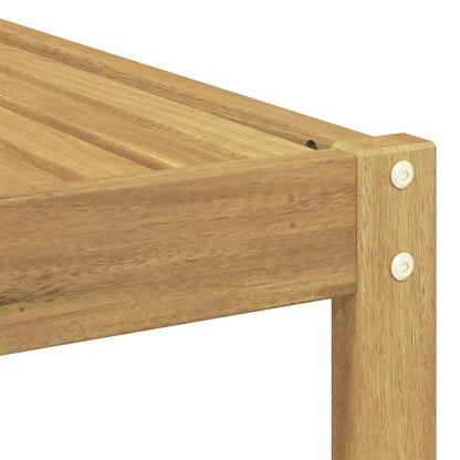 vidaXL Outdoor Sofa Set 5 pcs White Solid Acacia Wood 6