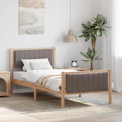 vidaXL Bed frame Solid pine wood