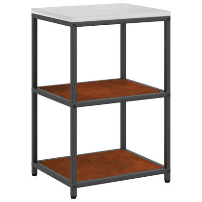 vidaXL Kitchen Storage Set HATTEM 2 pcs Rusty Steel 6