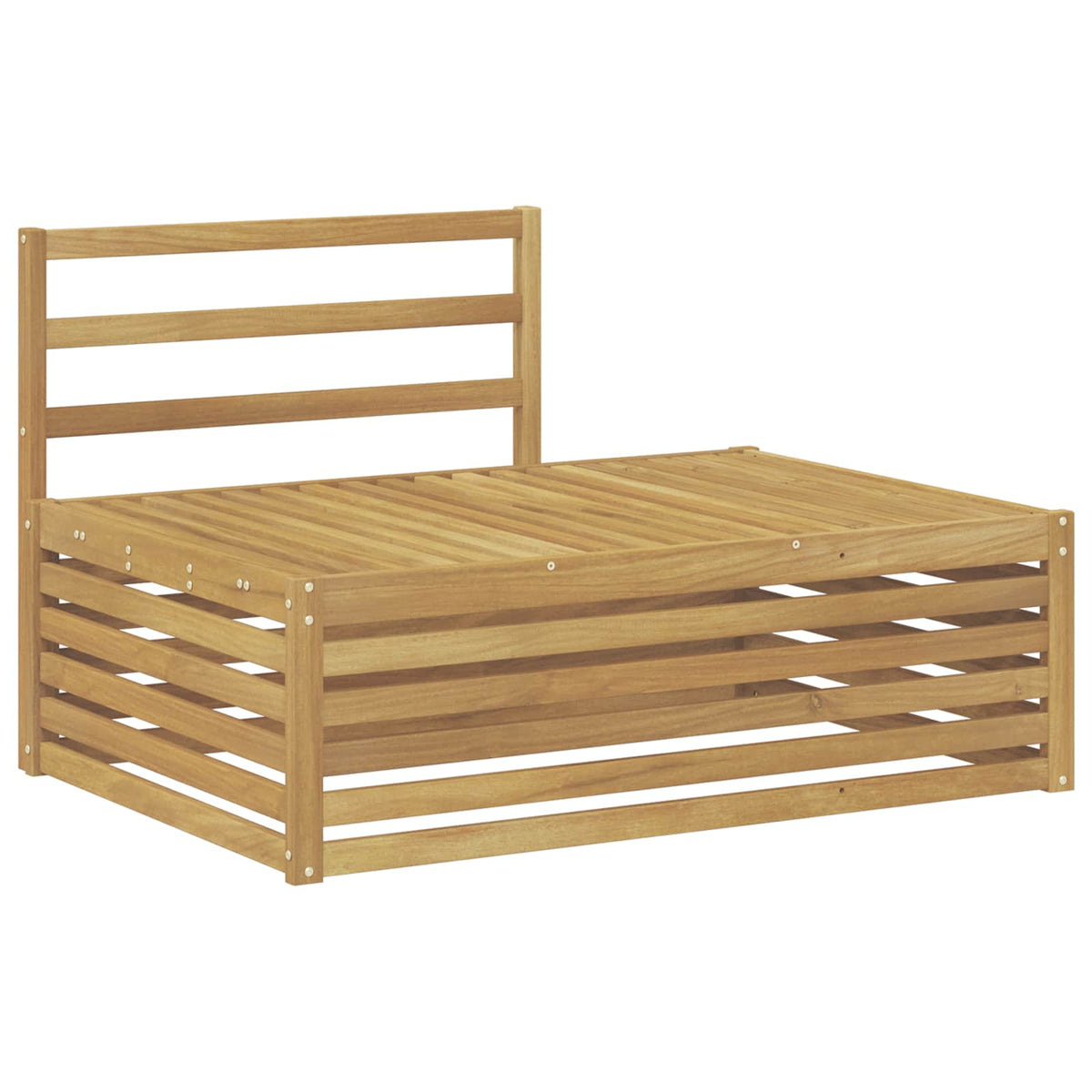 vidaXL 4 pcs Outdoor Sofa Set White 3