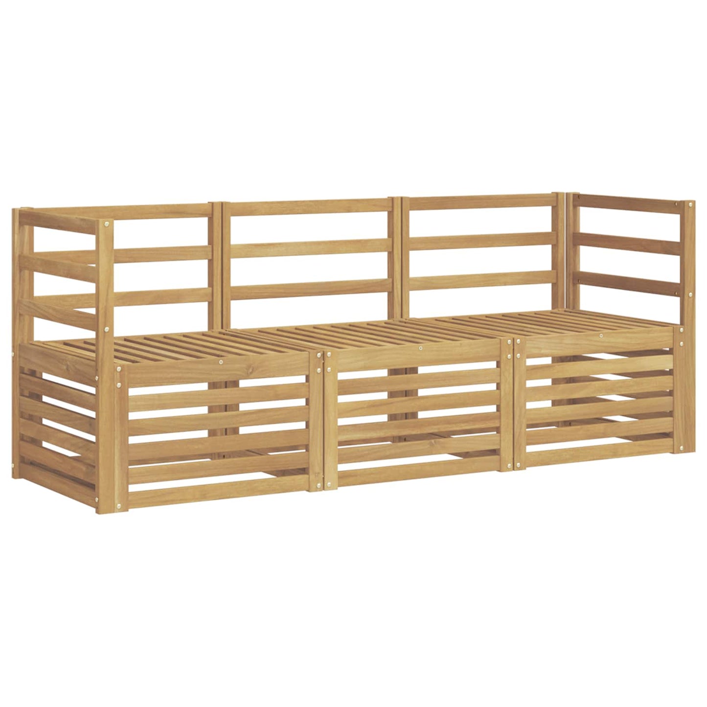 vidaXL Sofa Sets Solid Acacia Wood 2