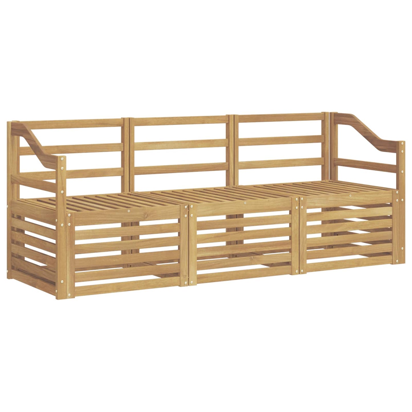 vidaXL Sofa Sets Solid Acacia Wood 2