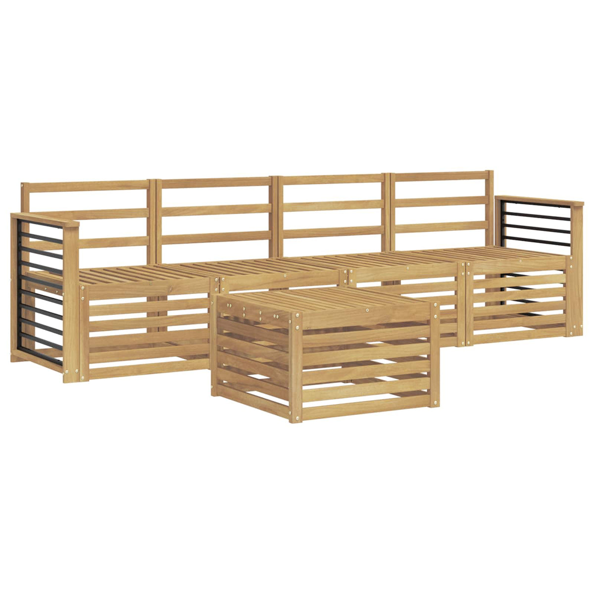 vidaXL Outdoor Sofa Set 5 pcs 2