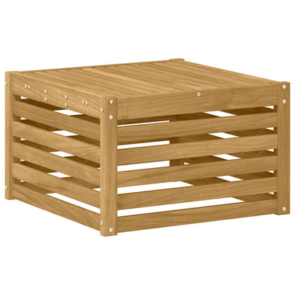 vidaXL Outdoor Sofa Set 4 pcs White Solid Acacia Wood 4