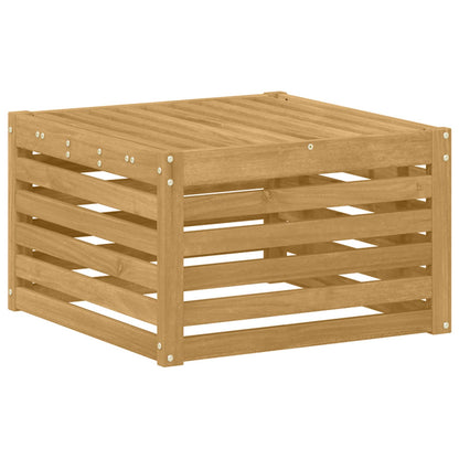 vidaXL Outdoor Sofa Set 6 pcs White Solid Acacia Wood 4