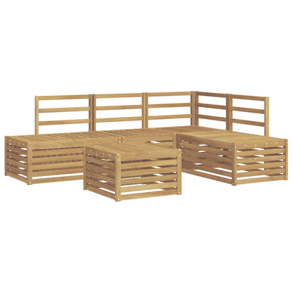 vidaXL Outdoor Sofa Set 5 Piece White 2