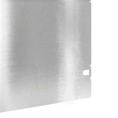 vidaXL Lawn Edgings 30 pcs 103 x 0.05 x 22 cm Stainless Steel Silver 6