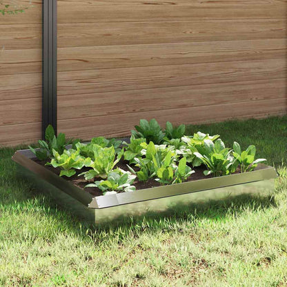 Snail Fences 100 x 3.5 x 25 cm Silver Stainless steel 8