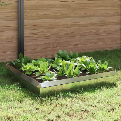 Snail Fences 100 x 3.5 x 25 cm Silver Galvanised steel 8