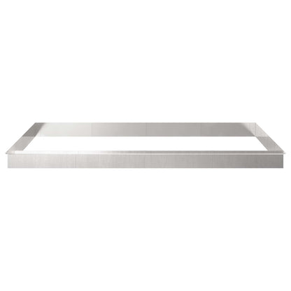 vidaXL Snail Fences 20 pcs 100 x 3.5 x 25 cm Stainless Steel Silver 6