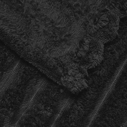 Throw Blanket 240 x 220 cm 1.36 kg Fleece Black
