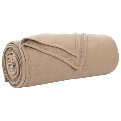 vidaXL Throw Blankets 24 pcs Camel 240 x 220 cm 17.62 kg Fleece 2