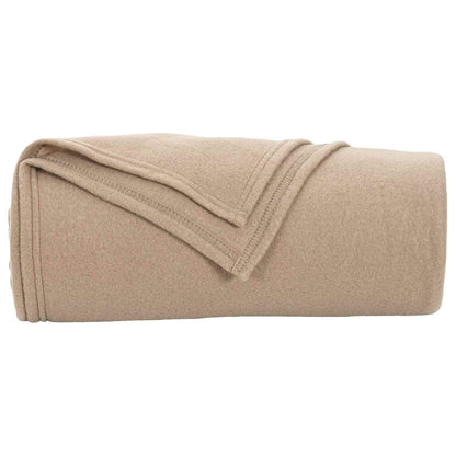 vidaXL Throw Blankets 24 pcs Camel 240 x 220 cm 17.62 kg Fleece 4