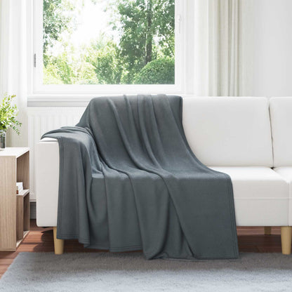 Throw Blankets 200 x 150 cm 10.08 kg Fleece 24 pcs Dark grey