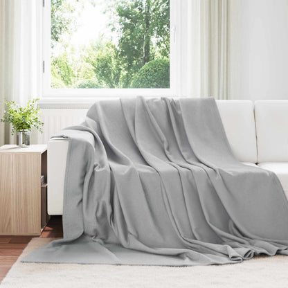 vidaXL Throw Blankets 24 pcs Grey 240 x 220 cm 17.62 kg Fleece 1