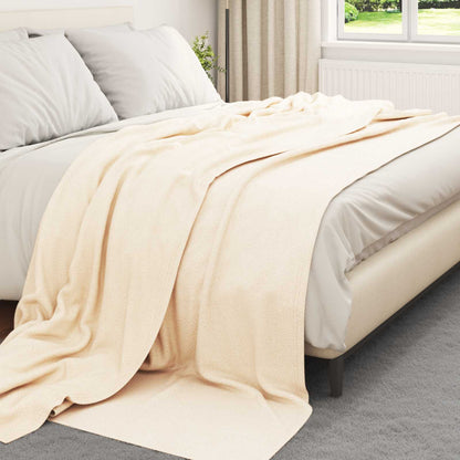 vidaXL Throw Blankets 24 pcs Cream 240 x 220 cm 17.63 kg Fleece 3