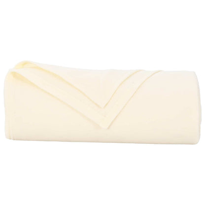 vidaXL Throw Blankets 24 pcs Cream 240 x 220 cm 17.63 kg Fleece 4