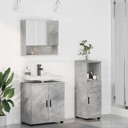 vidaXL Bathroom Furniture Set 3 pcs 61 x 35 x 64 cm