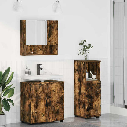 vidaXL Bathroom Furniture Set 3 pcs 61 x 35 x 64 cm