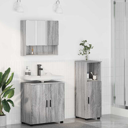 vidaXL Bathroom Furniture Set 3 pcs 61 x 35 x 64 cm